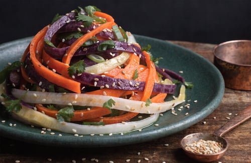 Tricolour Carrot Salad